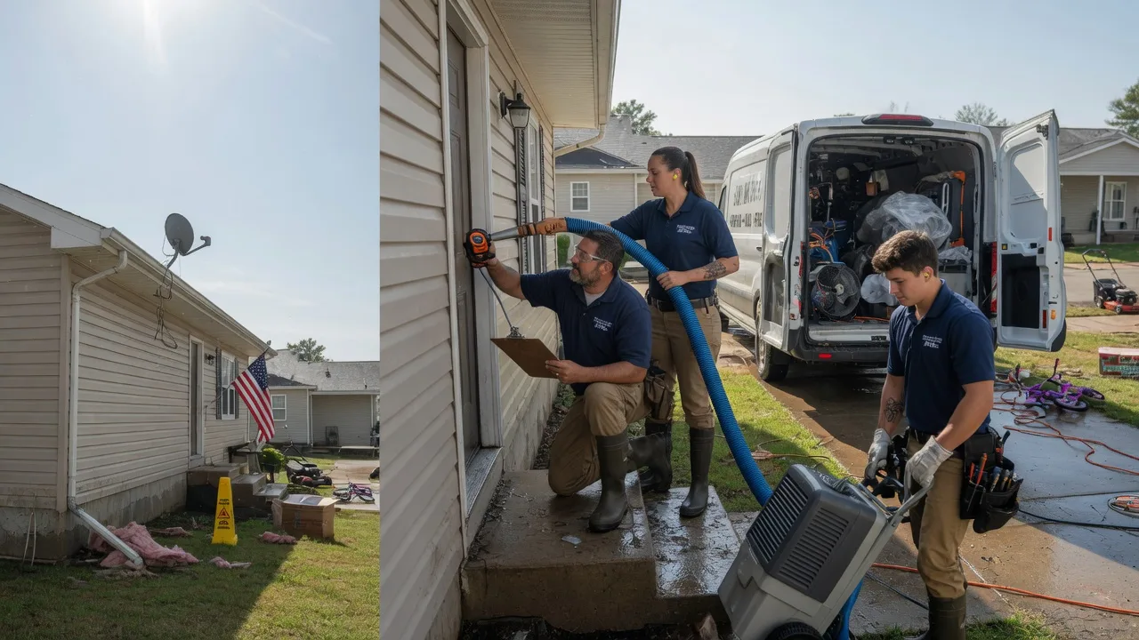 Ceiling Water Damage Restoration in Greens Fork, IN near me
